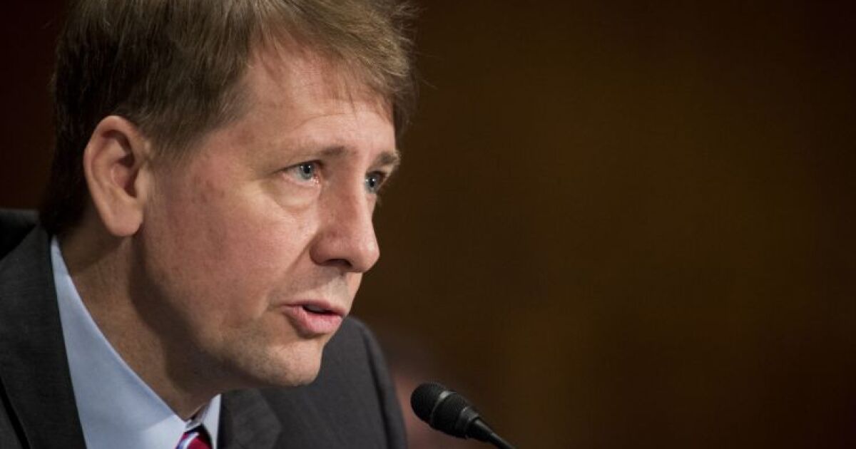 Richard Cordray's return is a warning sign for student lenders 1 Richard Cordray's return is a warning sign for student lenders
