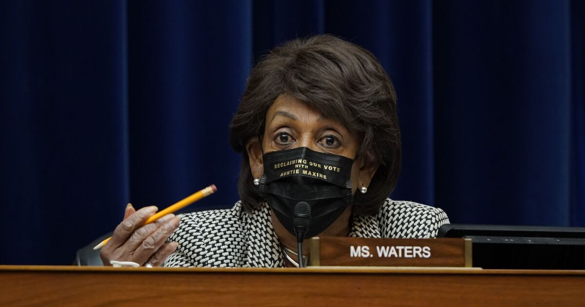 Waters calls on Biden to reverse Trump's deregulatory actions 1 Waters calls on Biden to reverse Trump's deregulatory actions