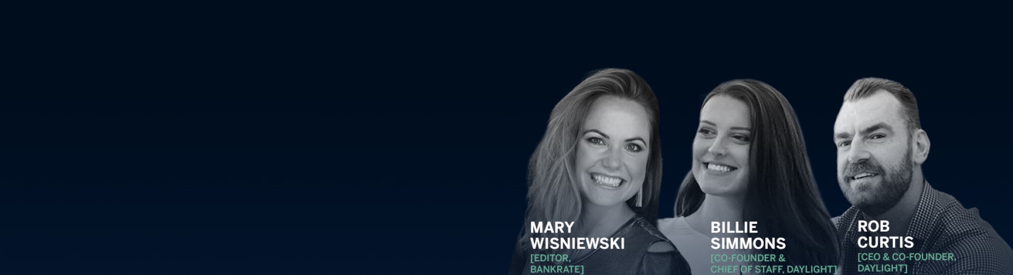 Mary Wisniewsk,Billie Simmons,Rob Curtis