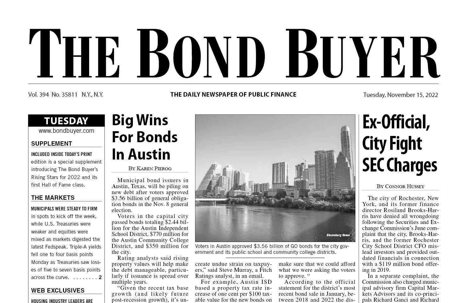 November 15, 2022 | Bond Buyer