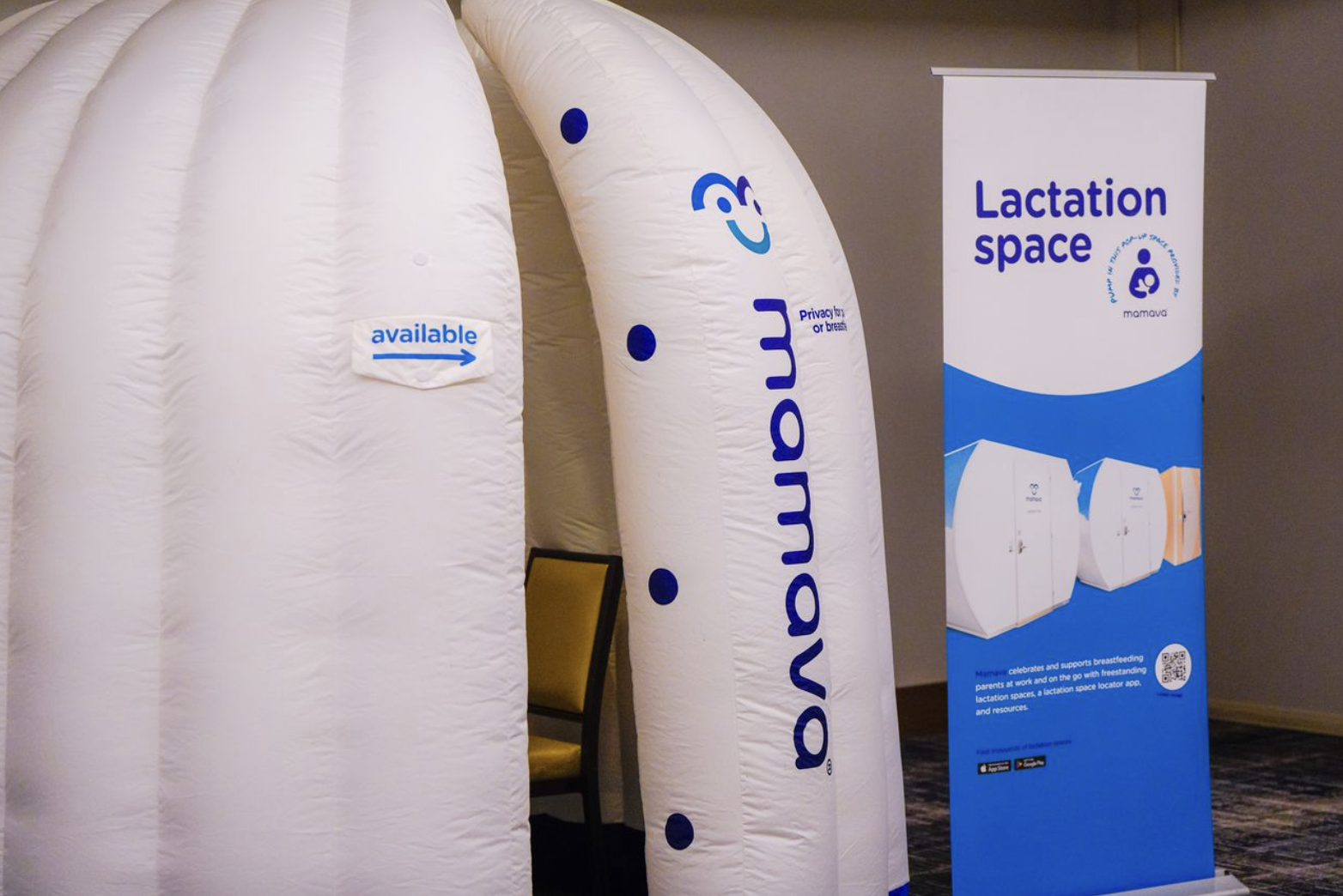 Why your office needs an inflatable lactation room