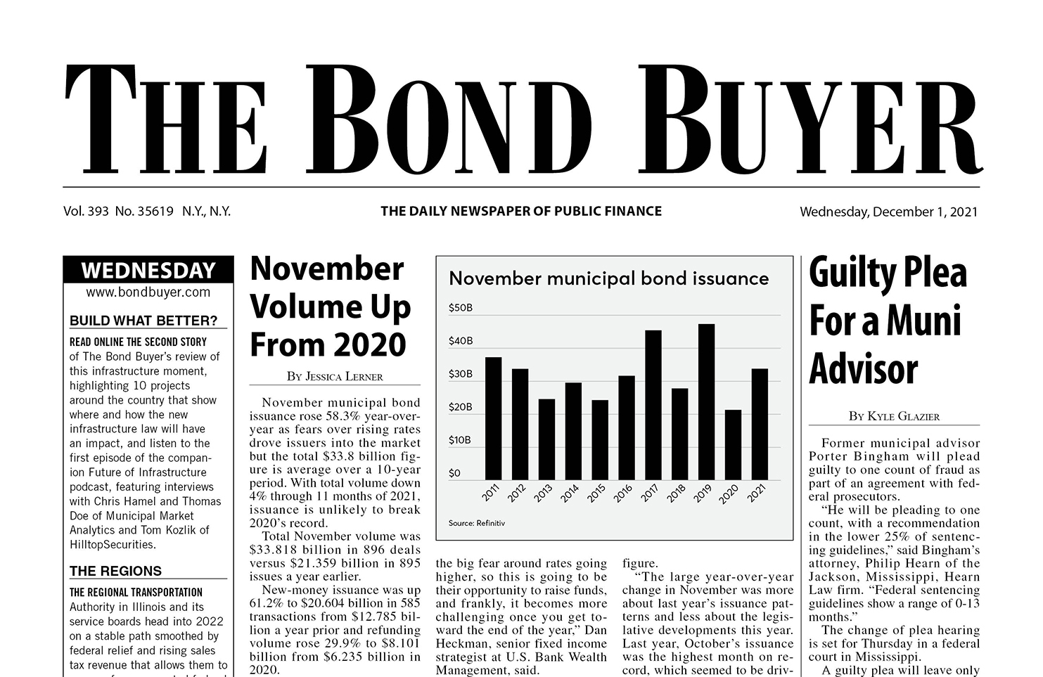 December 01, 2021 | Bond Buyer