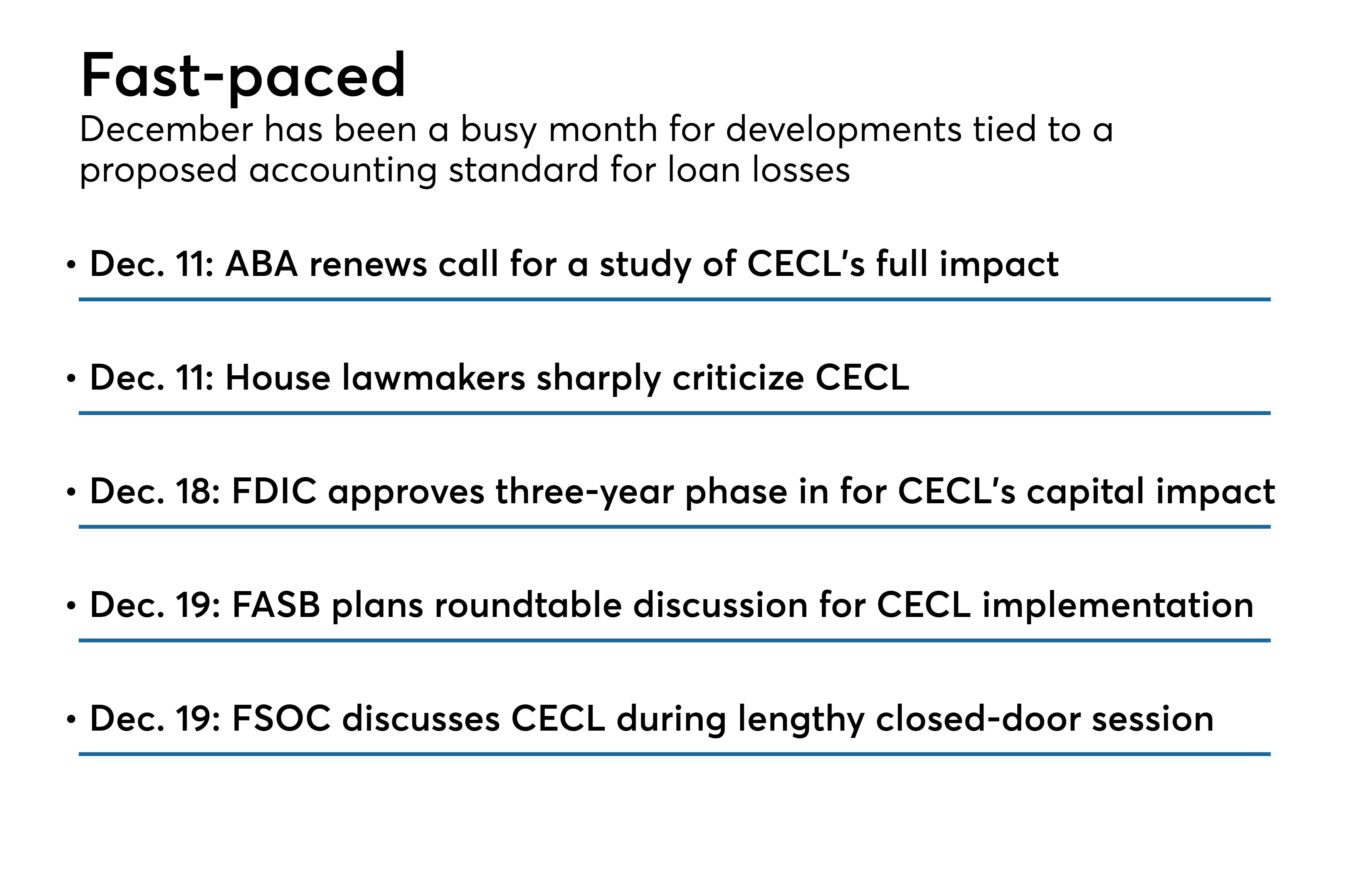 Will industry get what it wants on CECL? American Banker