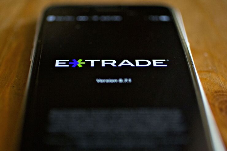 E-trade financial cellphone IAG