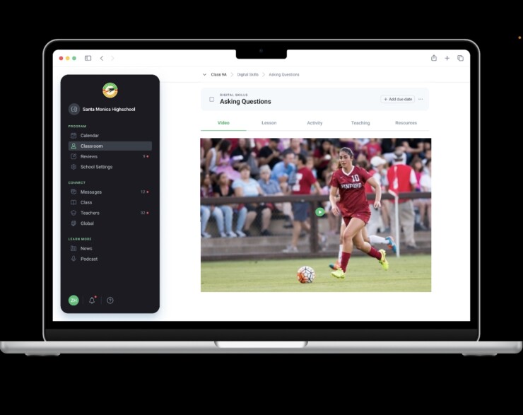 Screengrab from CEO Connect platform