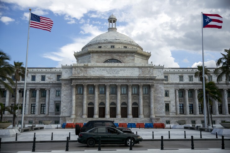 Puerto Rico Capitol building in San Juan, on Saturday, May 13, 2017 Bloomberg News