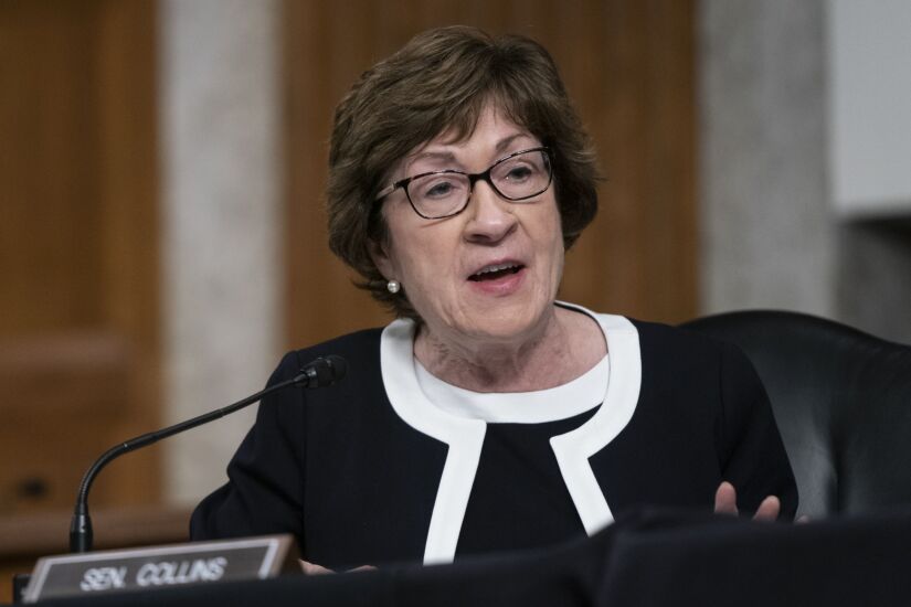 Senator Susan Collins, a Republican from Maine