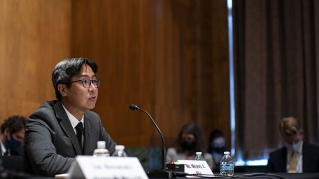 "I have prioritized the need to incorporate climate change into risk management frameworks to address the safety and soundness of the federal banking system," said acting Comptroller of the Currency Michael Hsu.