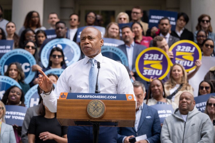 New York Mayor Eric Adams