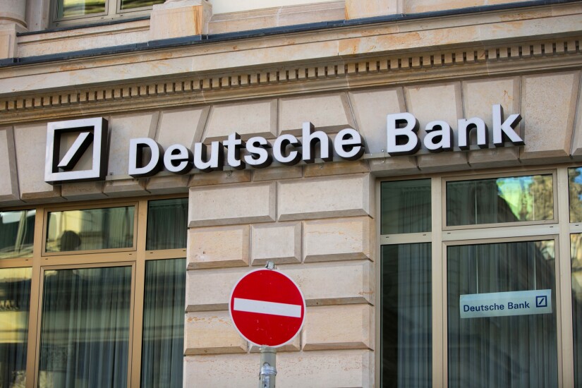 Deutsche Bank branch.