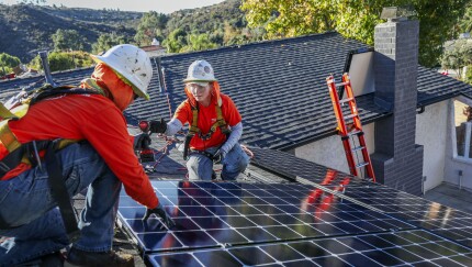 Solar Panel installation home