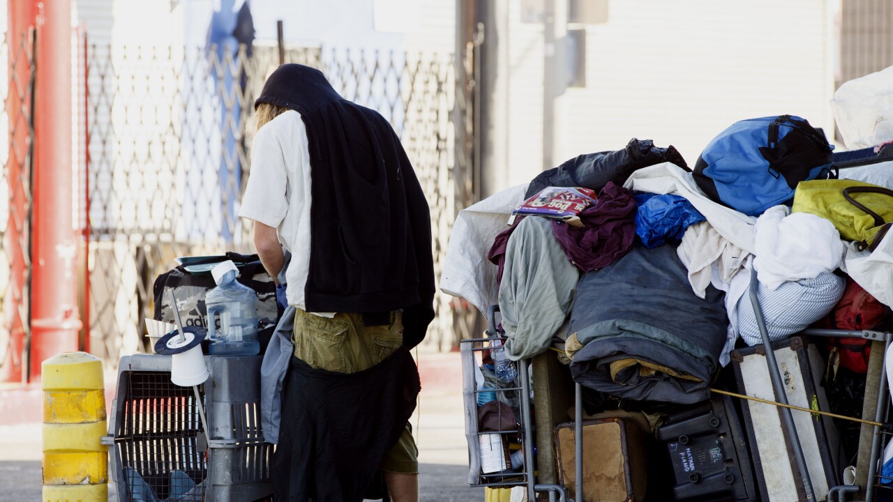 Los Angeles homeless-Bloomberg