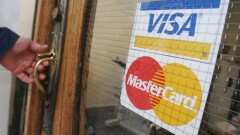 Visa and Mastercard acceptance sticker