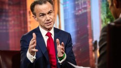 Greg Fleming, chief executive officer of Rockefeller Capital Management, speaks during a Bloomberg Television interview in New York, U.S., on Tuesday, Dec. 19, 2017.