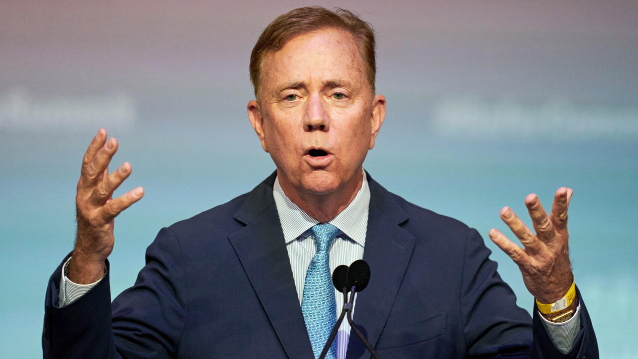 Connecticut Gov. Ned Lamont speaks in West Hartford, Connecticut, on June 16, 2023