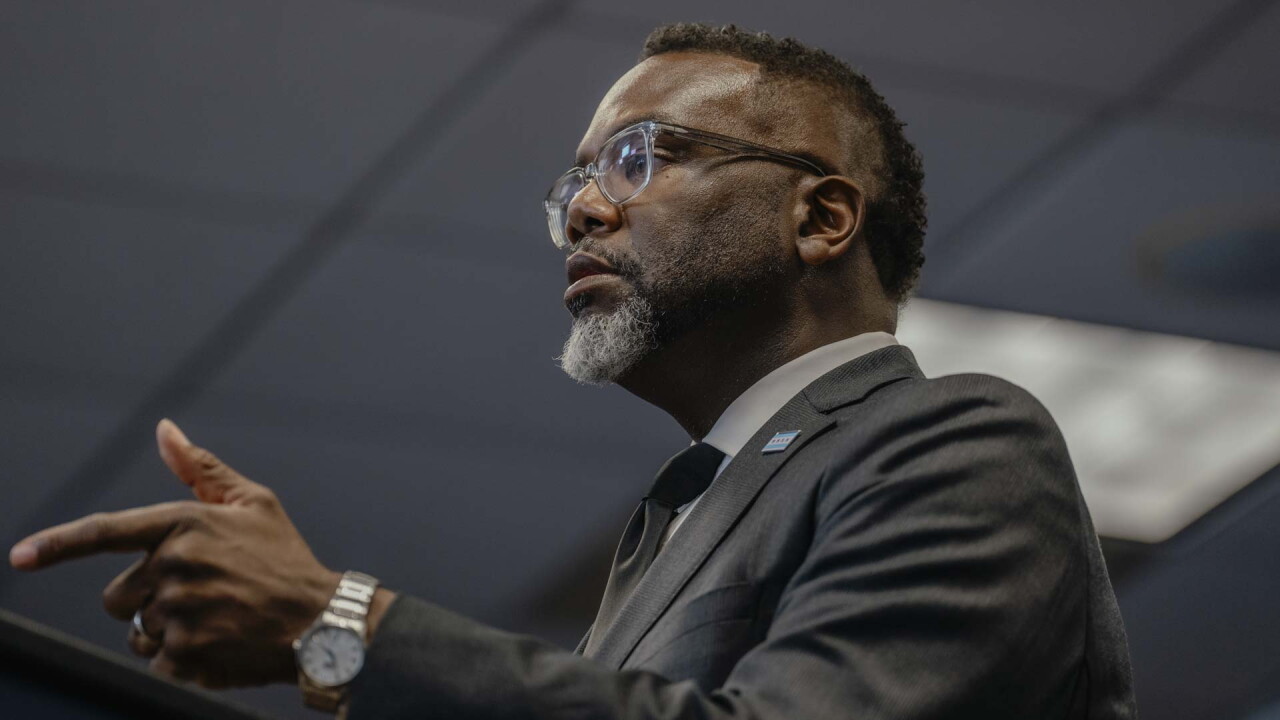 Chicago Mayor Brandon Johnson