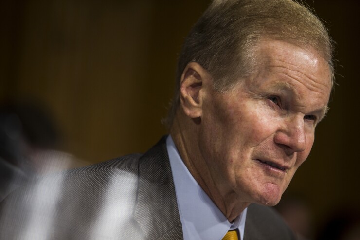 Sen. Bill Nelson, a Democrat from Florida and ranking member of the Senate Commerce, Science and Transportation Committee.