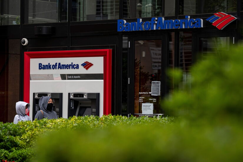 A Bank Of America Branch Ahead Of Earnings Figures