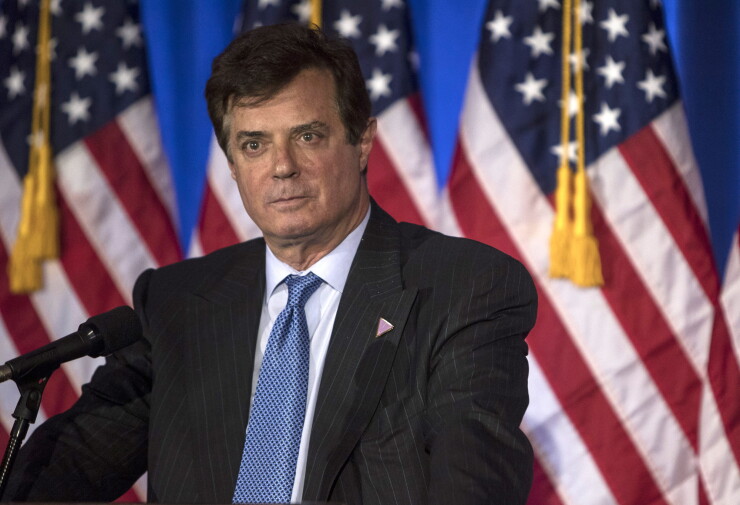 Paul Manafort, former campaign manager for Donald Trump