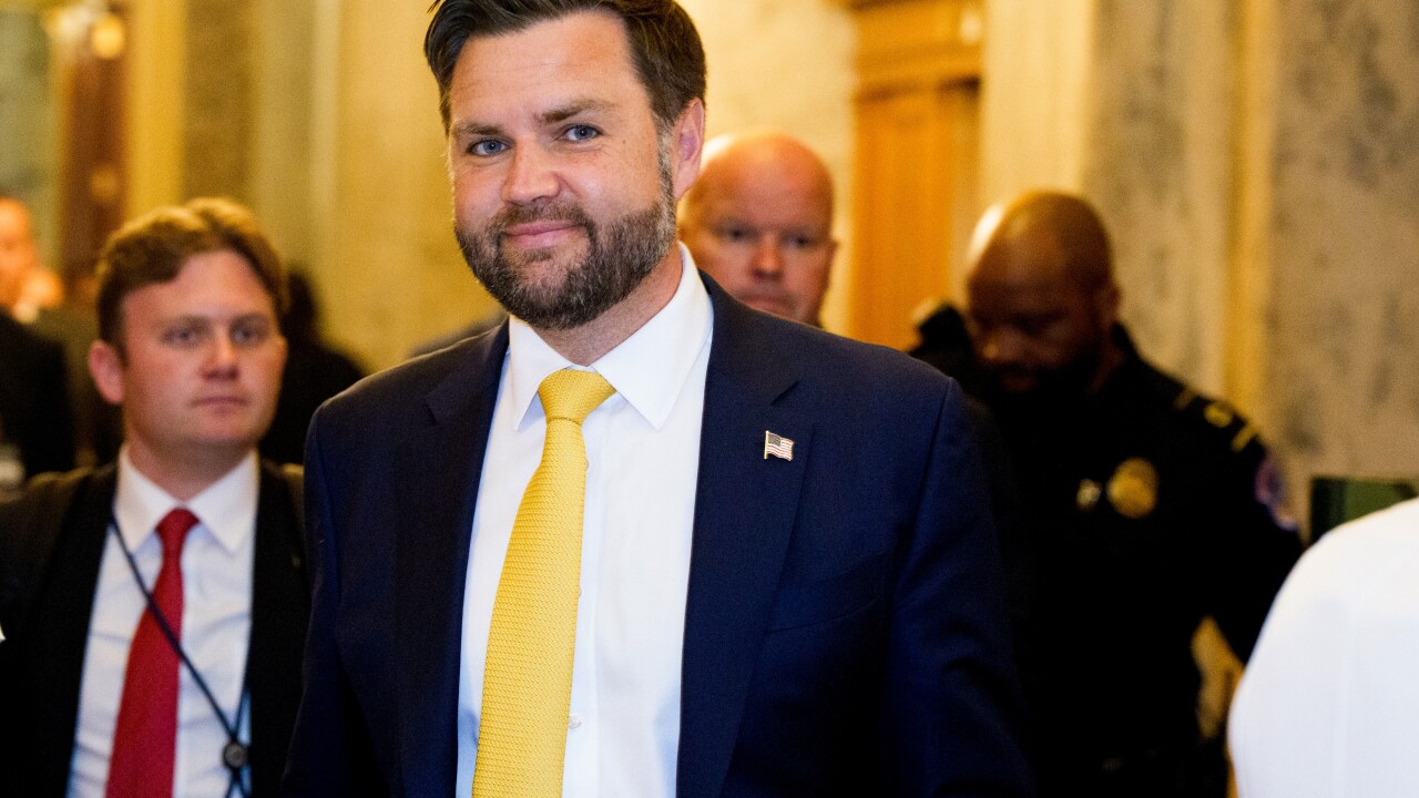 Vice President J.D. Vance at the Capitol in June 2025