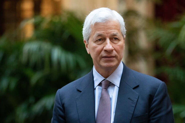 Jamie Dimon, chief executive officer of JPMorgan Chase.