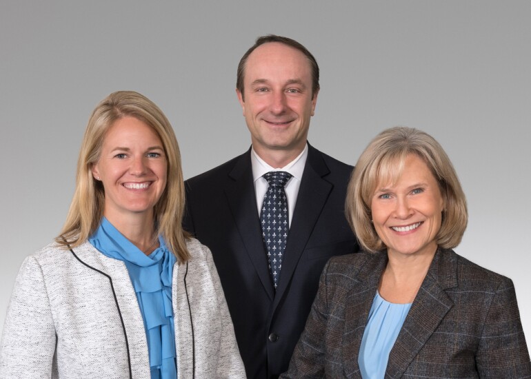 Baird advisors Margaret R. Price, Grant F. Shearer and Sarah K. Springer