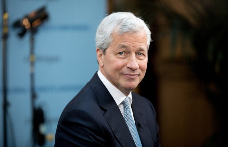 Jamie Dimon, chief executive officer of JPMorgan Chase.