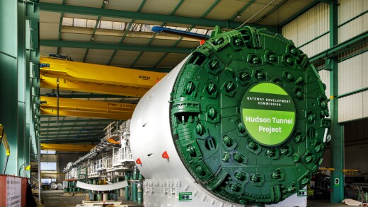 A tunnel boring machine for the Gateway project