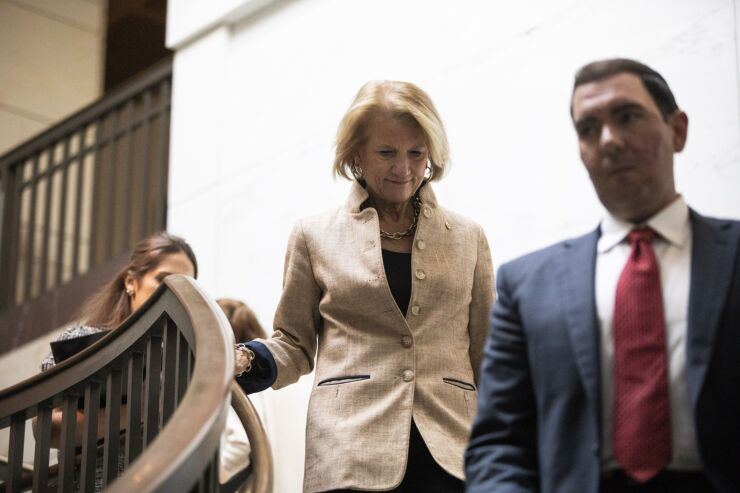 Sen. Shelley Moore Capito, R-W. Va., ranking member of the Environment and Public Works Committee.
