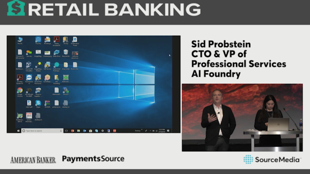 Thumbnail for Video: AI Foundry, Retail Banking 2018