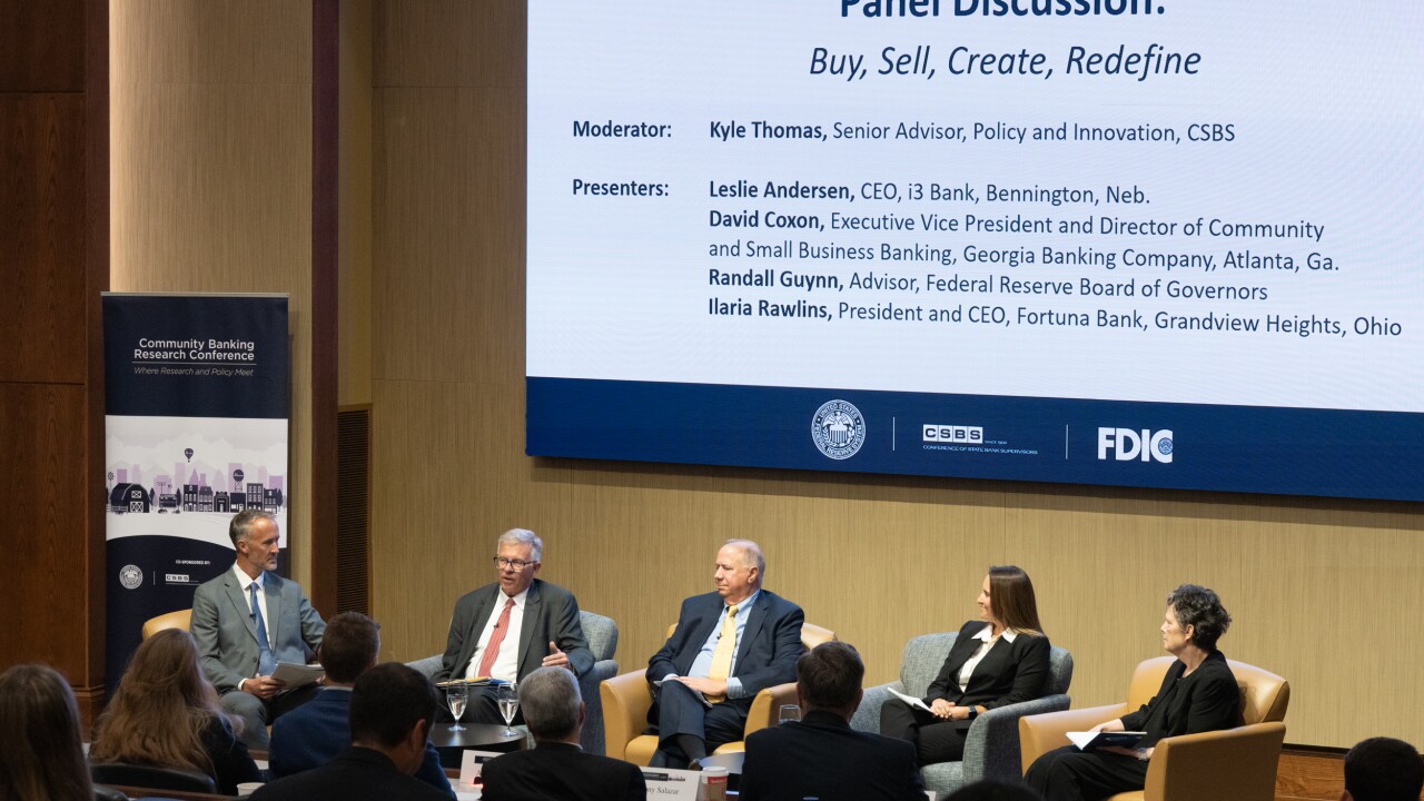 Randall Guynn at Community Banking Research Conference