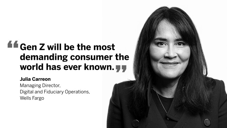 Julia Carreon, managing director, digital and fiduciary operations, Wells Fargo