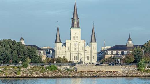 St. Louis Cathedral, the seat of the Roman Catholic Archdiocese