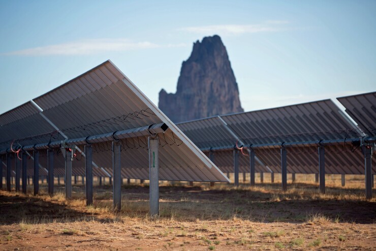 The second phase of the Kayenta Solar generation facility, a renewable energy plant that provides power to the Navajo Nation, opened in October 2019.