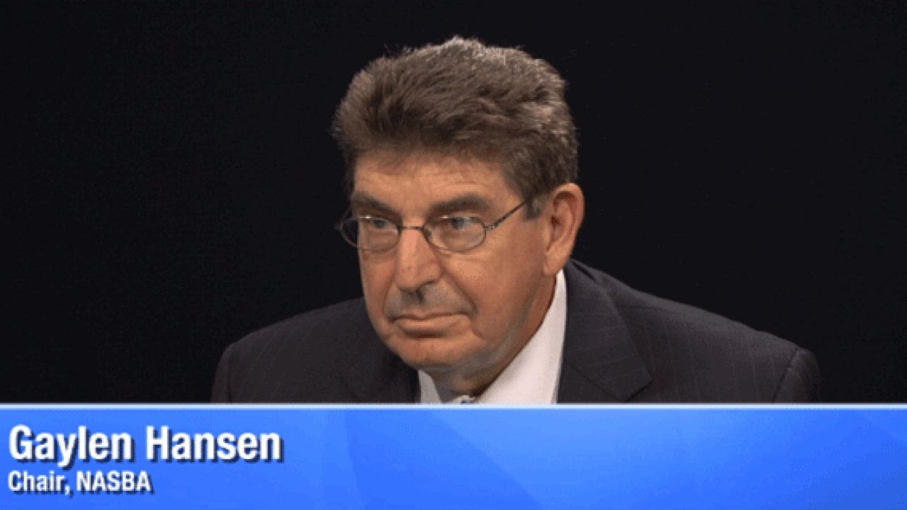 Thumbnail for Video: NASBA's Hansen on the Latest in Private Company Reporting