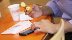 Dunkin Donutes and mobile phone