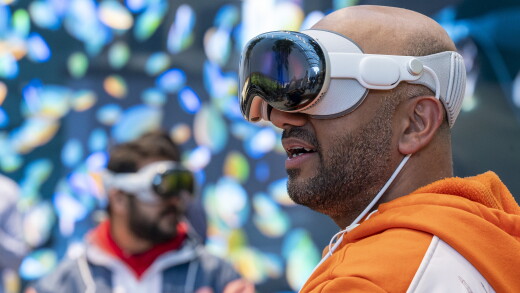 Apple Vision Pro user