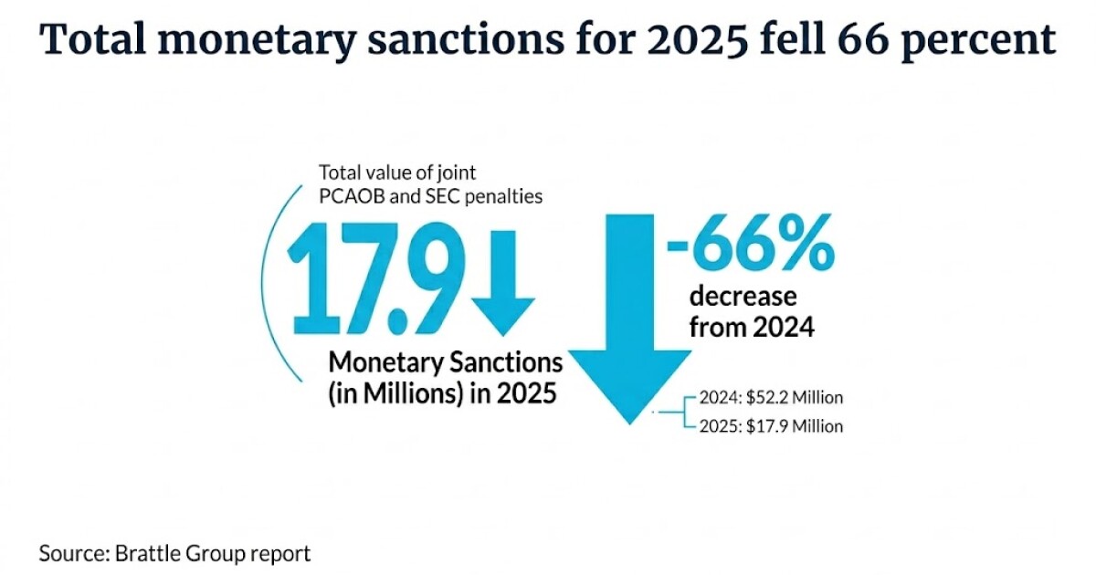 Audit enforcement plummeted last year Audit enforcement plummeted last year