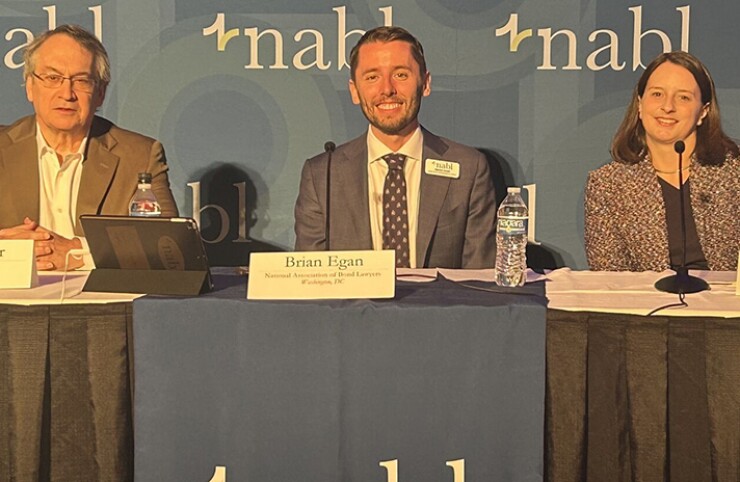 A panel on tax reform and the next Congress at the National Association of Bond Lawyers