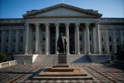 The U.S. Treasury building in Washington, D.C.