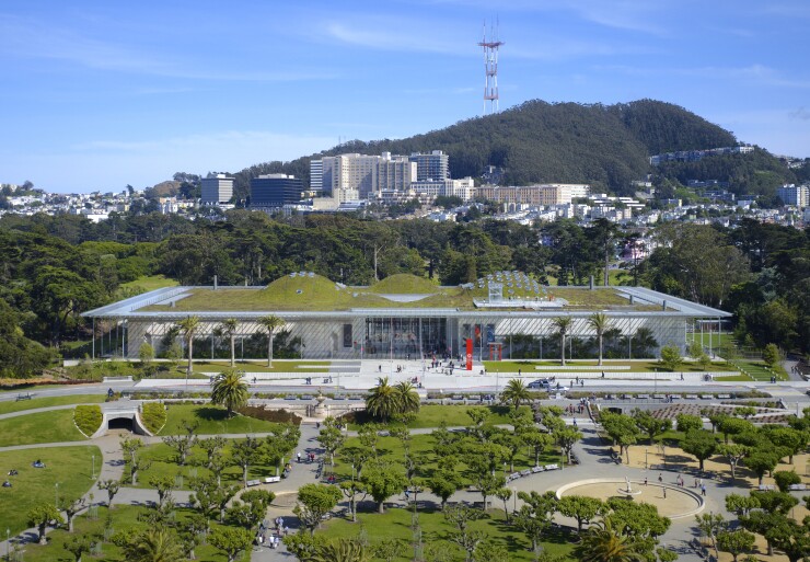 The California Academy of Sciences in San Francisco is refinancing $281.5 million in debt.