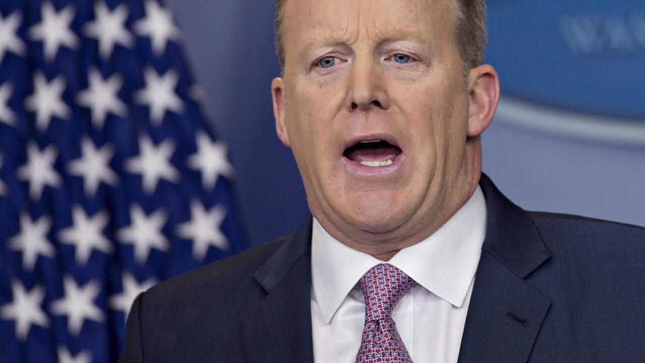 Sean Spicer, White House press secretary