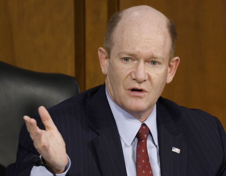 “The OCC’s final rule is wrong in substance and in process,” said Sen. Chris Coons, D-Del. “In substance, it is unlikely to encourage investment in under resourced and overlooked regions."