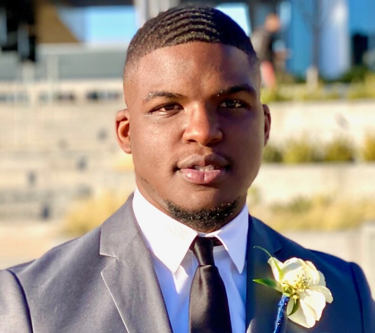 Jamarkus Swinson, recent North Carolina A&T grad selected for the first class of Piedmont Federal Savings Bank's new development program