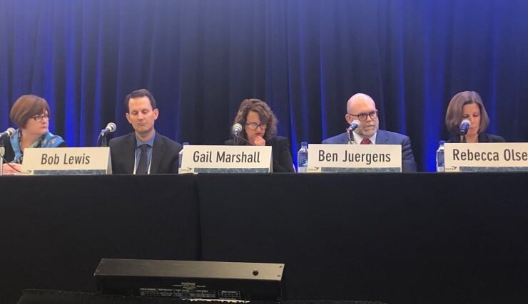 Panelists at a Financial Industry Regulatory Authority conference addressed unregistered municipal advisors skirting the Series 50 Exam.