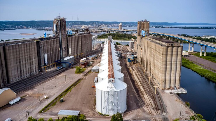 Grain elevators in Superior, Wisconsin