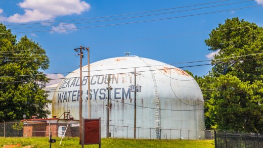 DeKalb County water storage tank