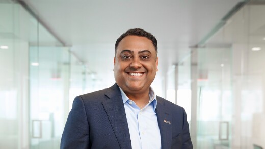 Ankit Bhatt, U.S. Bank, standing in hallway