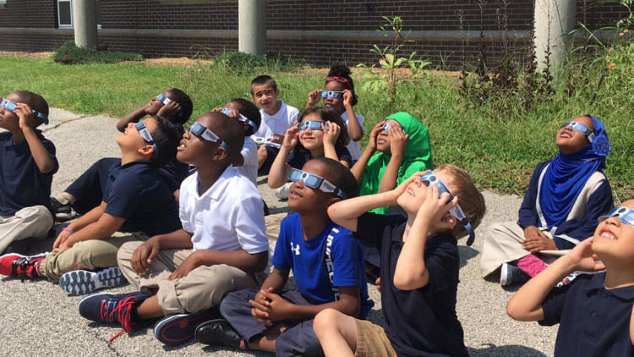 Students at Garfield Elementary School in Kansas City