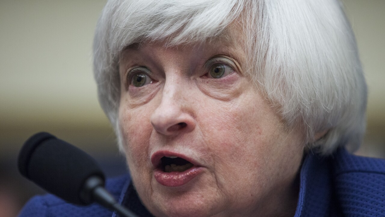 Federal Reserve chairman Janet Yellen